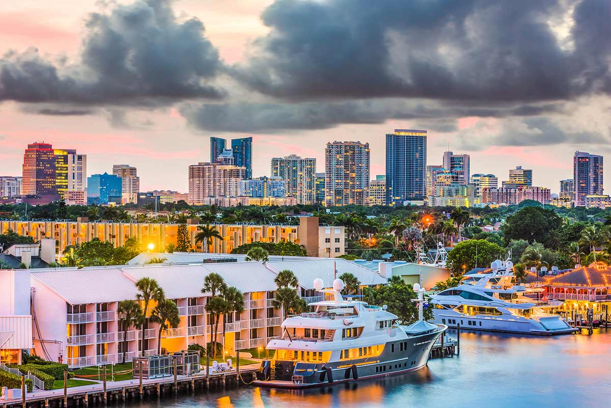 Broward County skyline